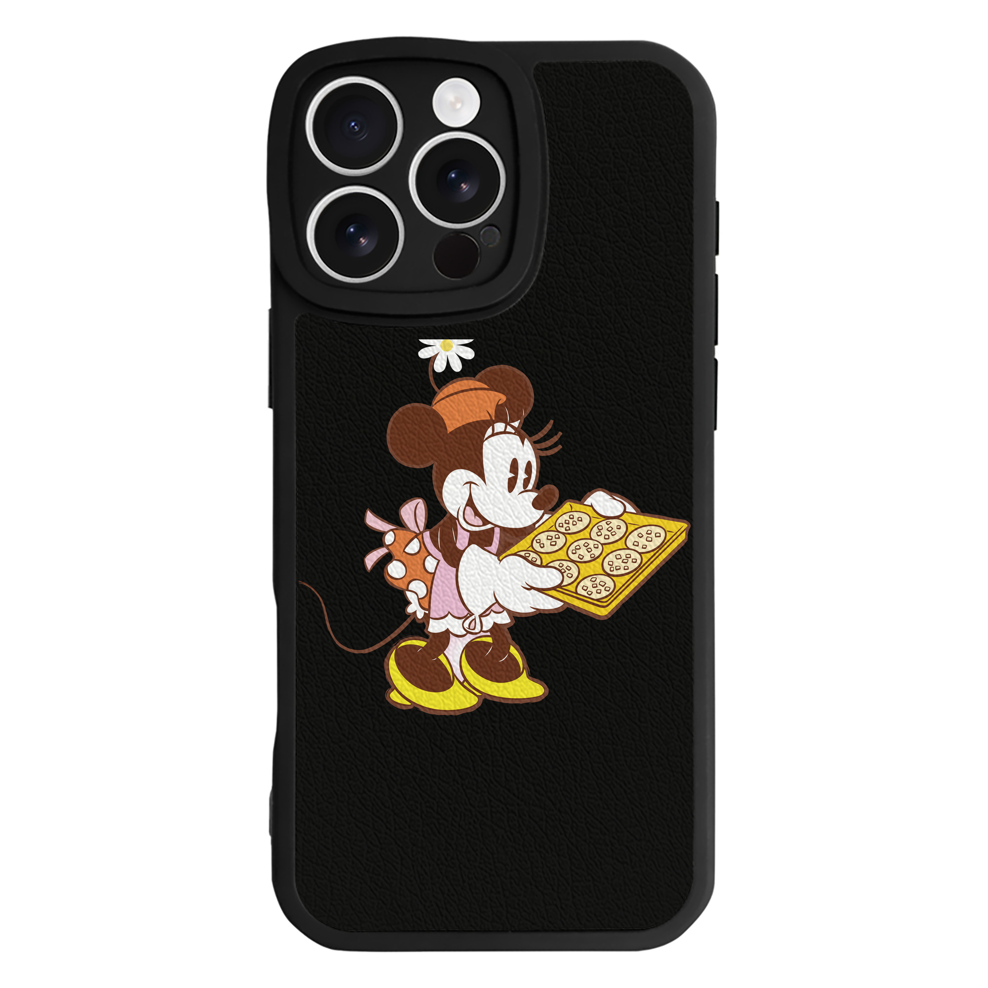 （画像用） ミッキーマウス Mickey Mouse 【iPhone 16シリーズ対応】シリコンスマホケース（レザー調） 材質：シリコン